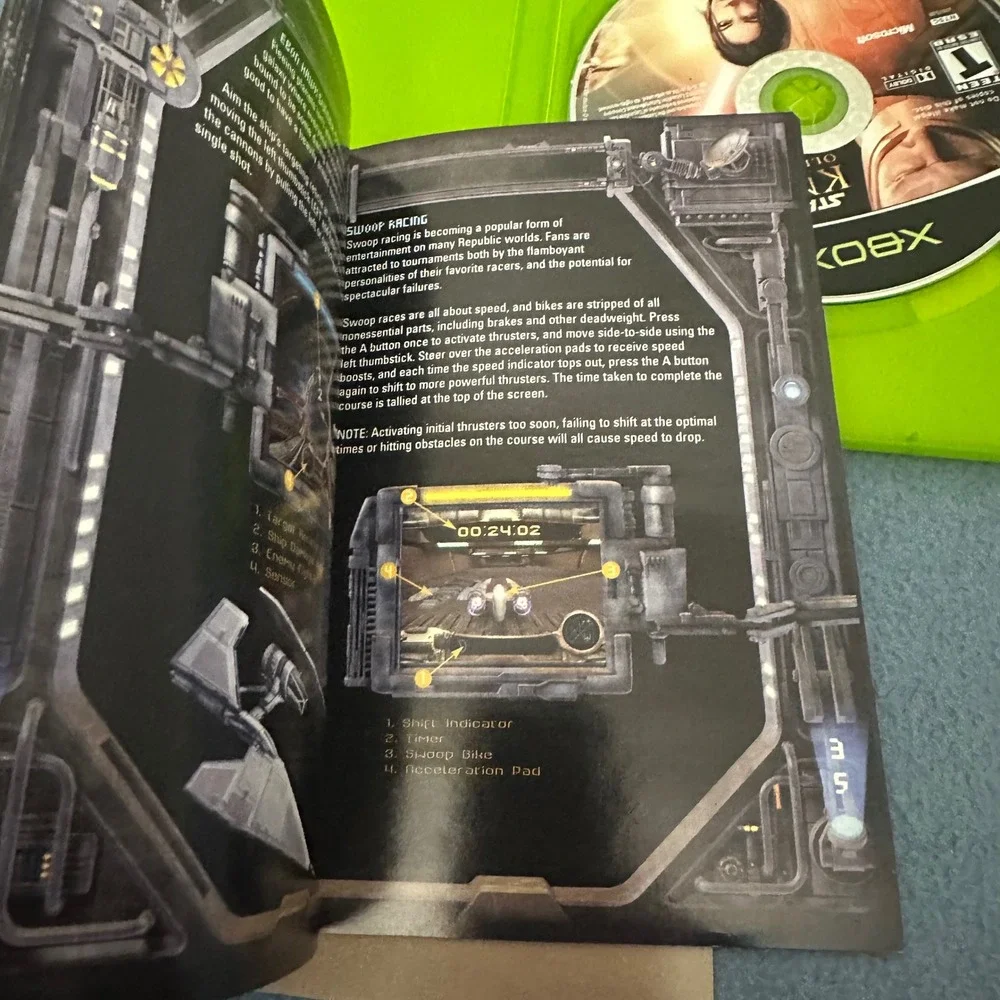 Star Wars Knights of the Old Republic KOTOR Original Xbox Game with Manual